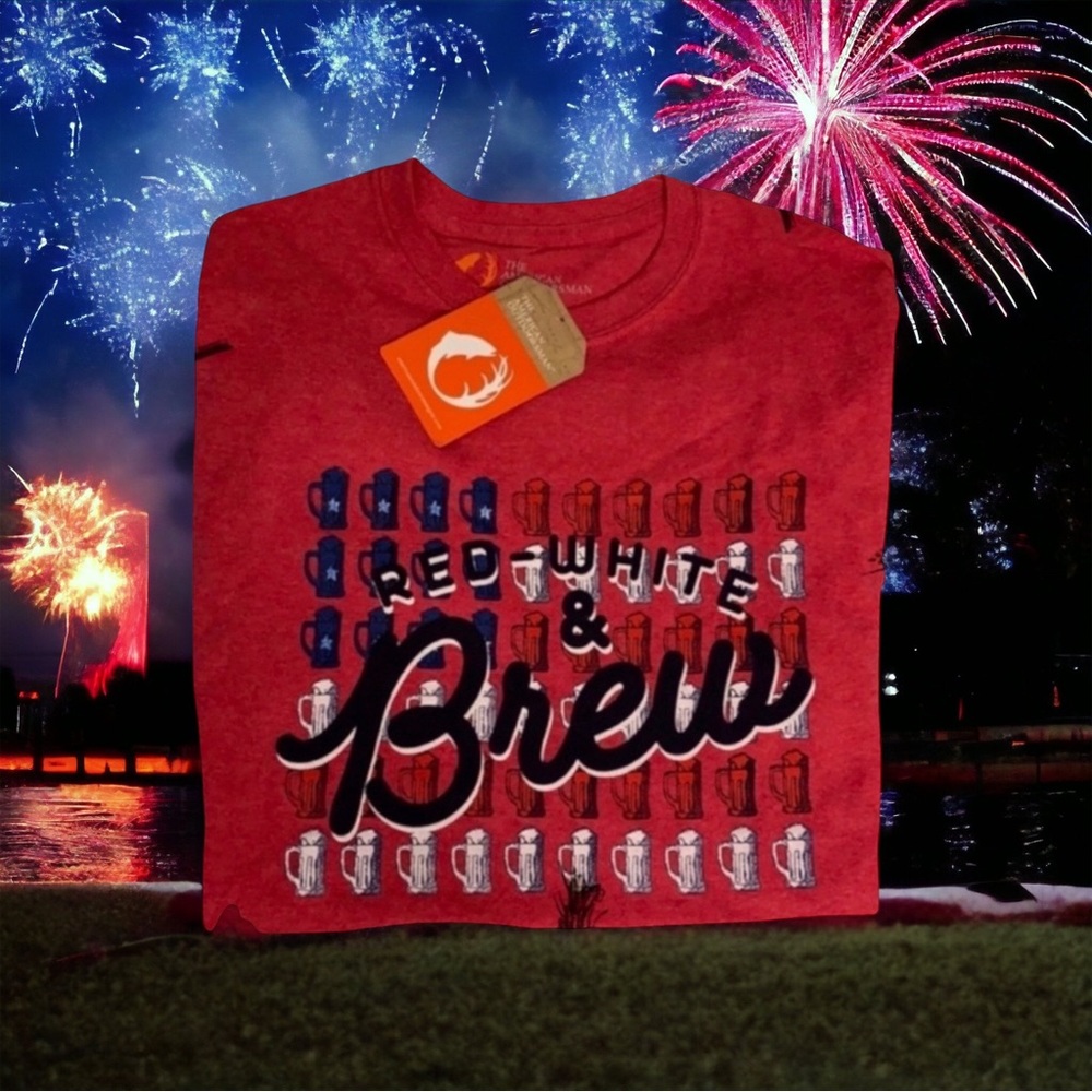 American Outdoorsman Red White & Brew T-Shirt